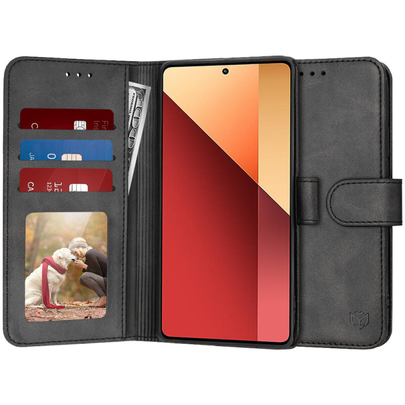 Husa Techsuit pentru Xiaomi Redmi Note 13 Pro 4G / Poco M6 Pro 4G Neagră