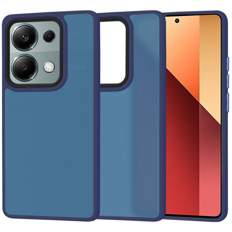 Husa Techsuit pentru Xiaomi Redmi Note 13 Pro 4G / Poco M6 Pro 4G Bleumarin