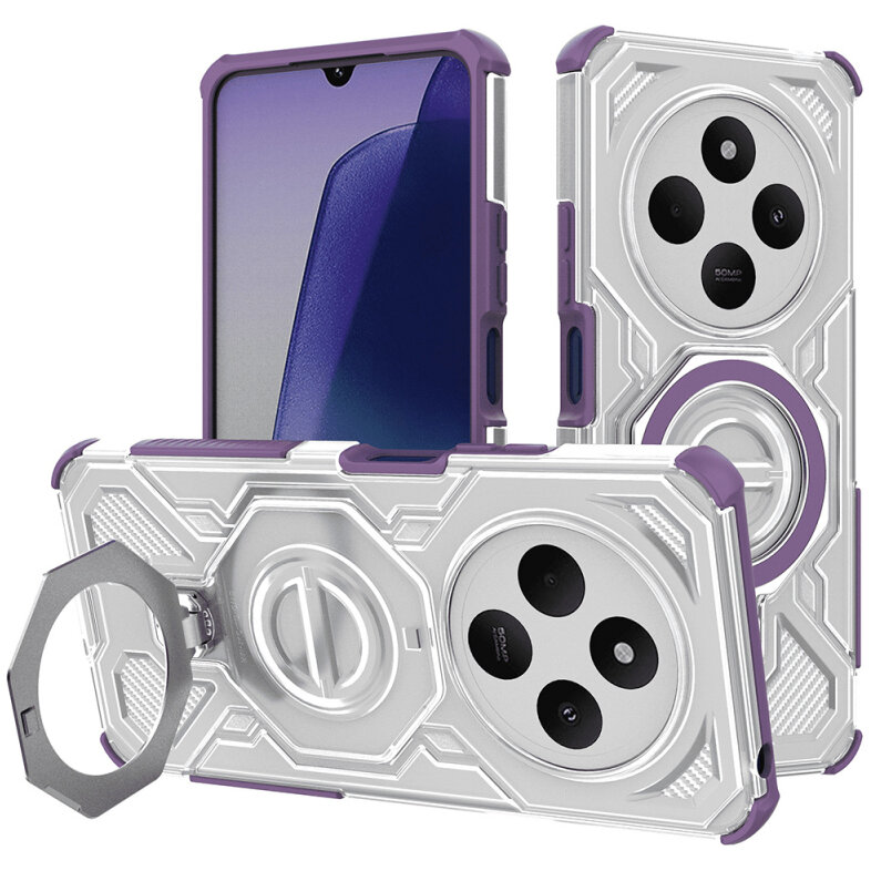 Husa Techsuit pentru Xiaomi Poco C75 / Redmi 14C Mov