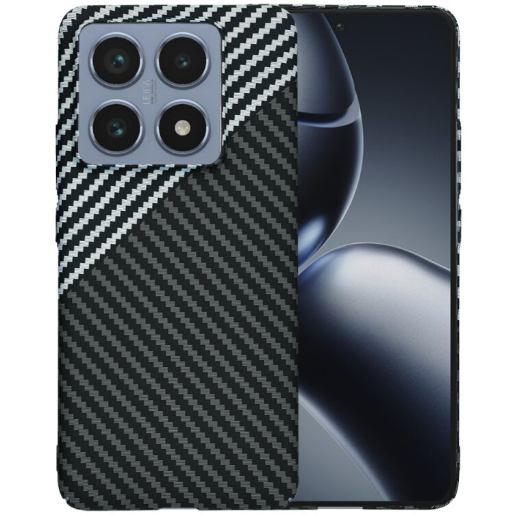 Husa Techsuit pentru Xiaomi 14T Pro Neagră Gri