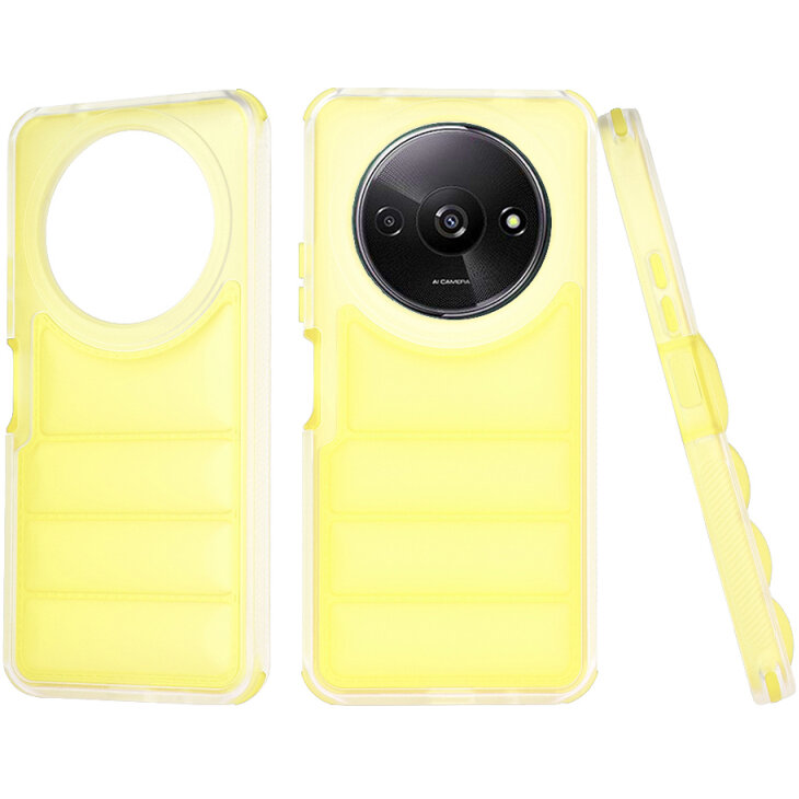 Husa Techsuit pentru Xiaomi Redmi A3x / A3 Galbenă