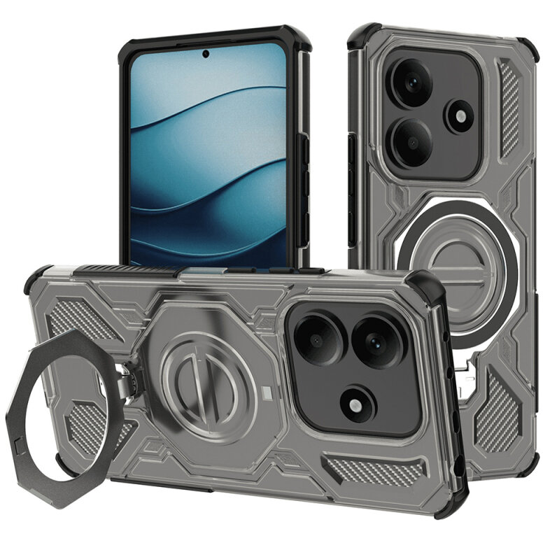 Husa Techsuit pentru Xiaomi Redmi Note 14 5G Neagră Deschisă