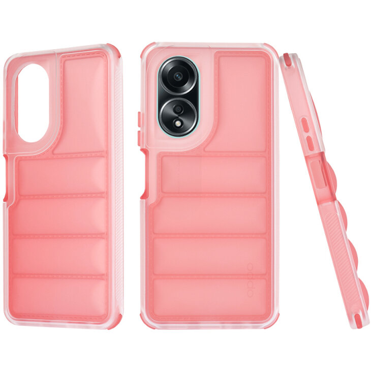 Husa Techsuit pentru Oppo A58 4G Roșie