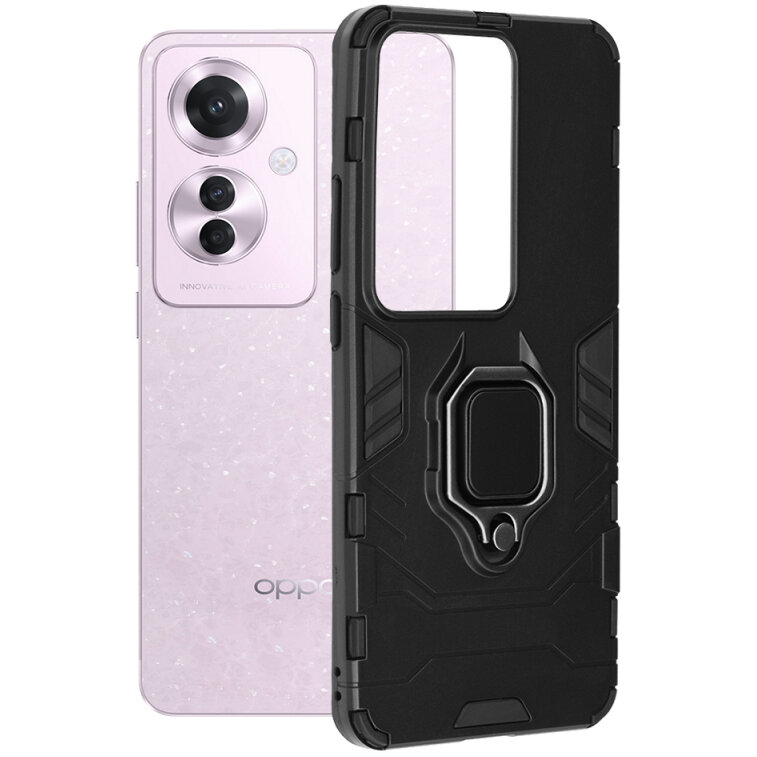Husa Techsuit pentru Oppo Reno11 F Neagră