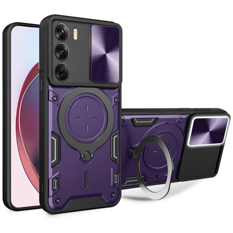 Husa Techsuit pentru Oppo Reno12 Mov