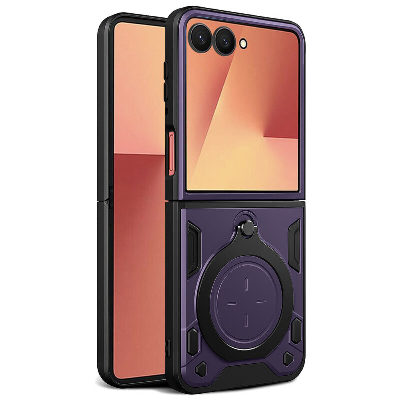 Husa Techsuit pentru Samsung Galaxy Z Flip7 F766 Mov