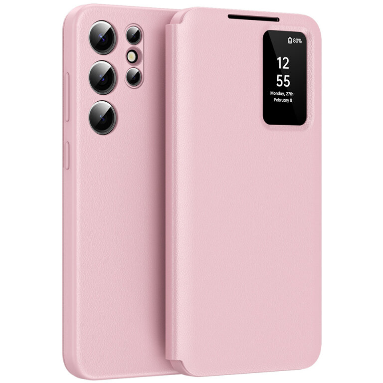 Husa Techsuit pentru Samsung Galaxy S24 Ultra Roz