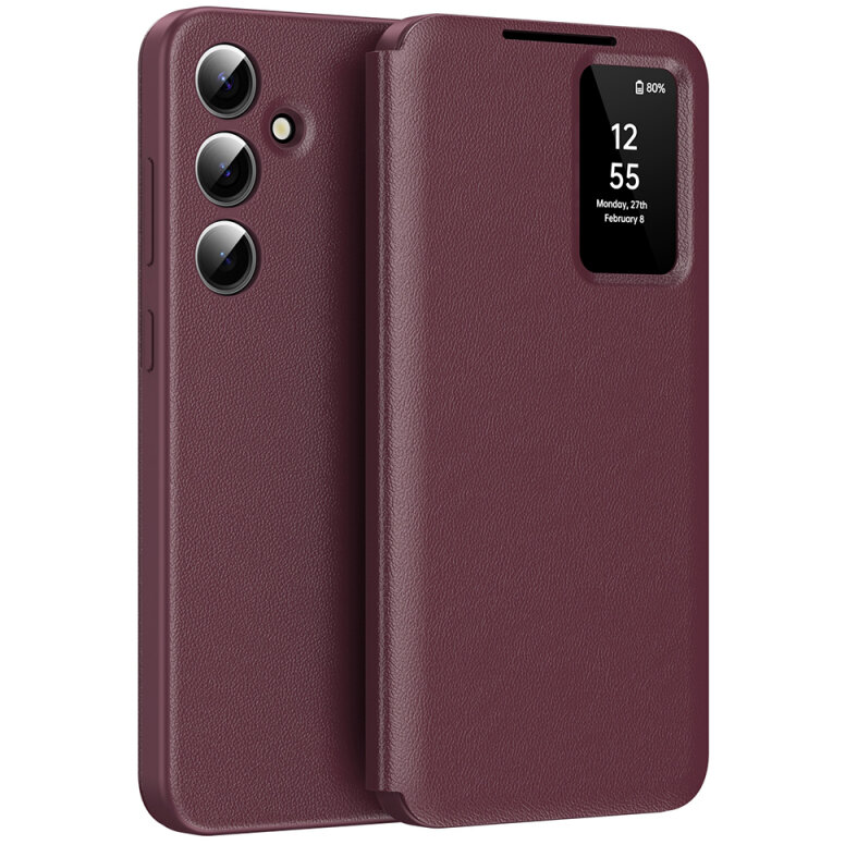 Husa Techsuit pentru Samsung Galaxy S25 Roșie