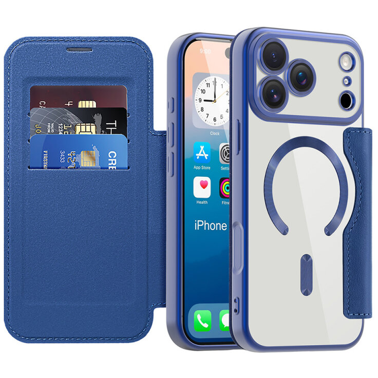 Husa Techsuit pentru Apple iPhone 17 Pro Albastră