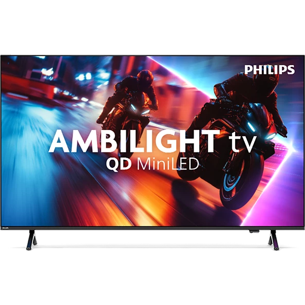 Televizor QLED Smart MiniLED Ambilight 55MLED910/12 139cm 55inch Ultra HD 4K Black