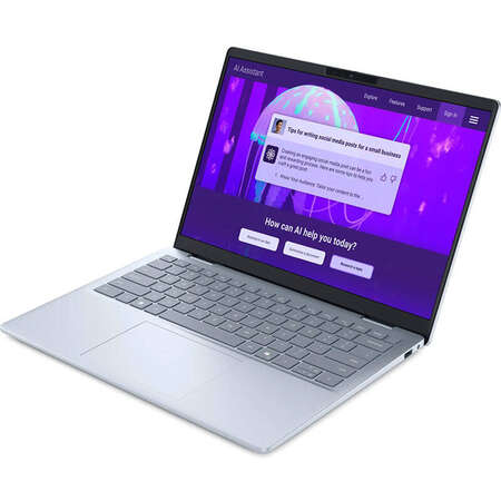 Laptop Dell 14 Plus DB14250 14 inch 2K Touch Intel Core Ultra 7 256V 16GB LPDDR5X 1TB SSD Windows 11 Pro 3Yr CIS Iced Blue