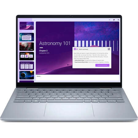 Laptop Dell Plus 2-in-1 DB04250 14 inch FHD+ Touch Intel Core Ultra 5 226V 16GB LPDDR5X 512GB SSD Windows 11 Pro 3Yr CIS Grey