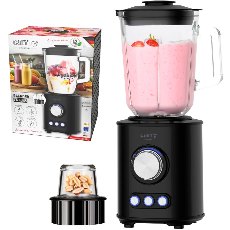 Blender Titanium 1.5L 800W Negru