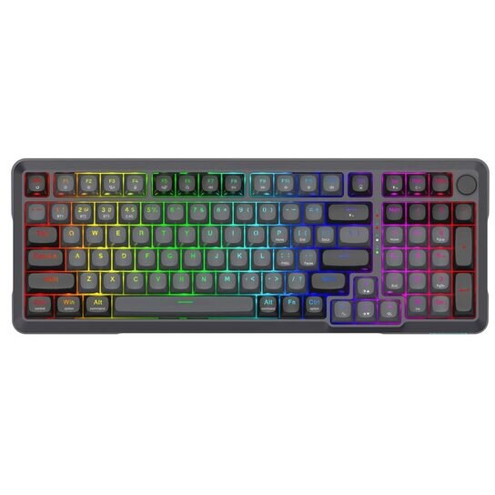 Tastatura Mecanica Bragi Pro Gaming Bluetooth Cu si Fara Fir Negru/Gri