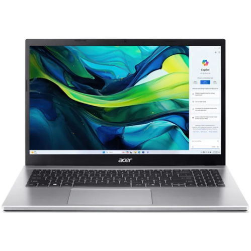 Laptop Aspire Go 15 FHD 15.6 inch Intel Core 5 120U 16GB 512GB SSD Free Dos Pure Silver