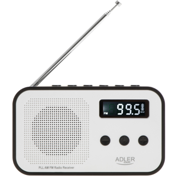 Radio Digital  PLL AM/FM Alarma LCD  600mAh Negru