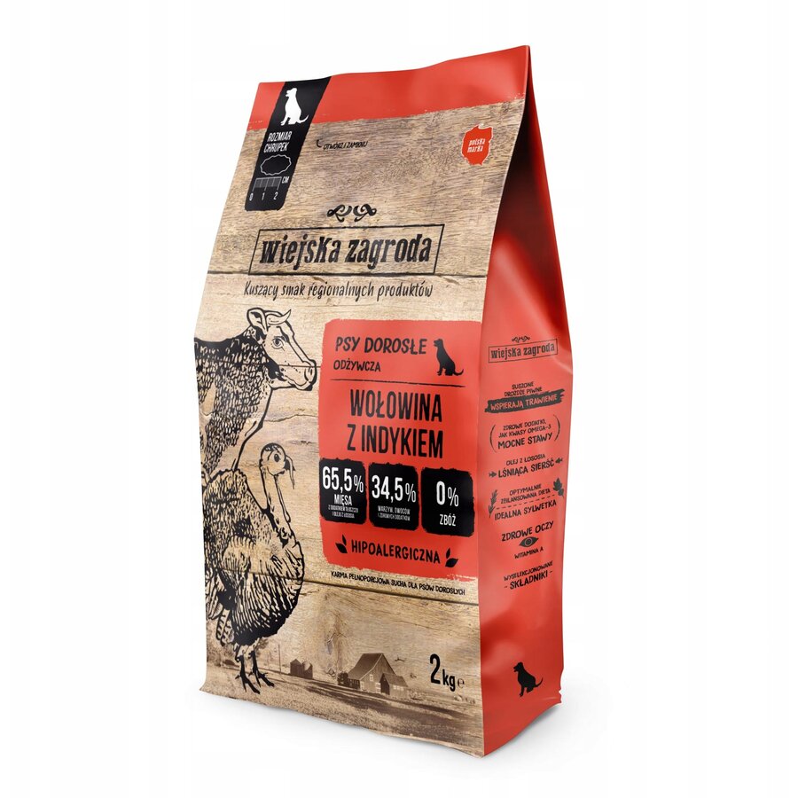 Hrana Pentru Câini wiejska zagroda 2 kg