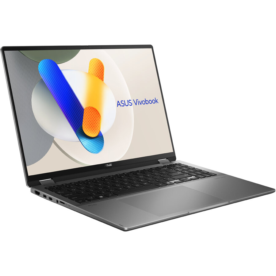 Laptop Vivobook 16 Flip WQXGA+ 16 inch Intel Core Ultra 7 256V 16GB 1TB SSD Windows 11 Home Matte Gray
