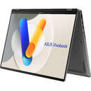 Laptop ASUS Vivobook 16 Flip WQXGA+ 16 inch Intel Core Ultra 7 258V 32GB 1TB SSD Windows 11 Home Matte Gray