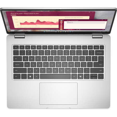 Laptop Dell Pro FHD+ 14 inch Intel Core Ultra 7 255U 32GB 512GB SSD Windows 11 Pro Silver