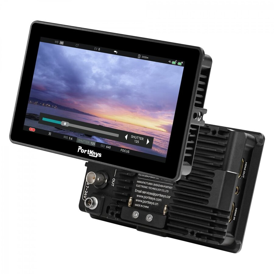 Monitor pentru Camera Video BM5IV 5.5Inch HDMI/SDI Touchscreen 10-bit (8+2 FRC) 2000Nits Negru