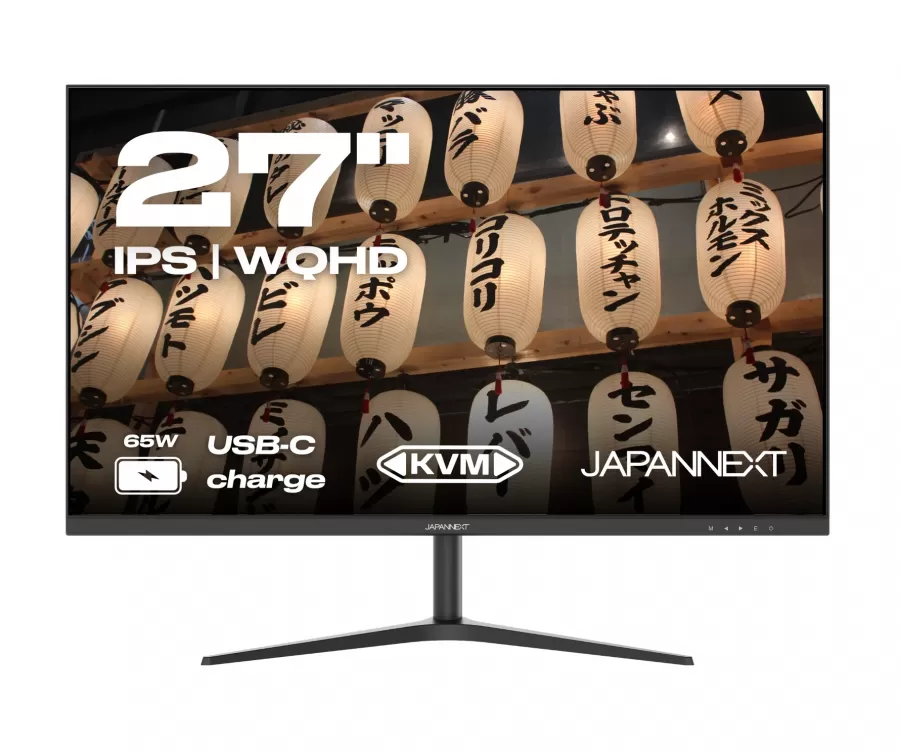 Monitor JAPANNEXT JN-IPS27WQHDR 27Inch IPS WQHD (2560x1440) USB-C Power Supply 65W Negru