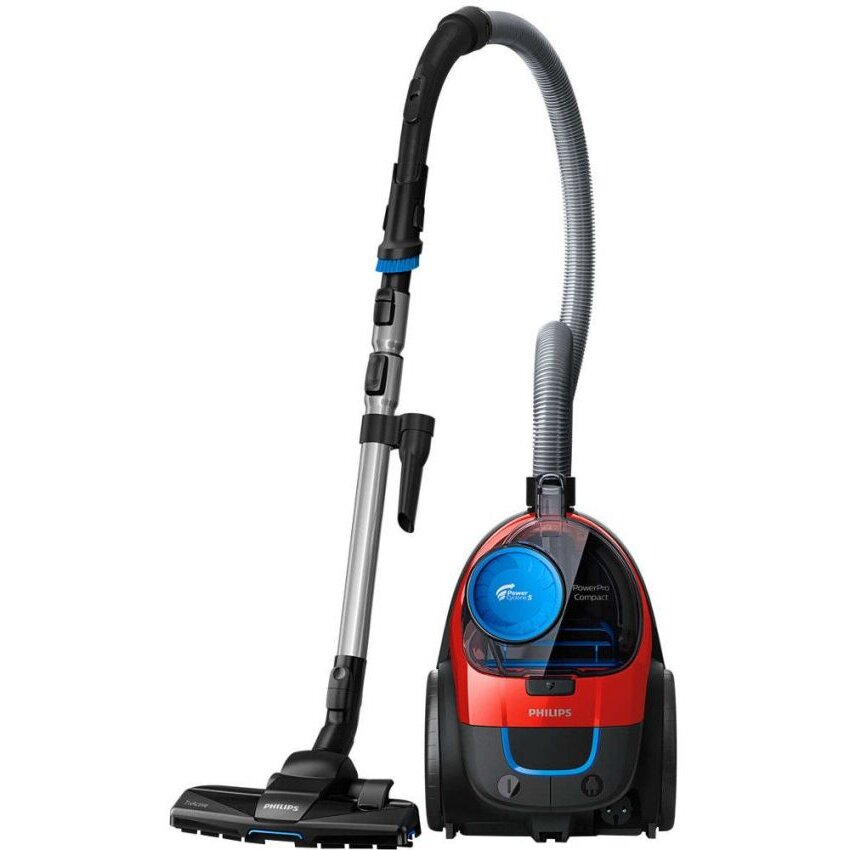 Aspirator FC9330/09 fara Sac 650W PowerCyclone 5 Perii TriActive Filtru Anti-Alergic Rosu
