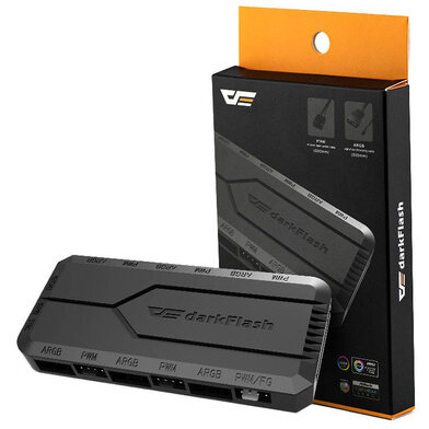 Fan Controller RC2 RGB PWM, 5V, 3-Pin, Negru