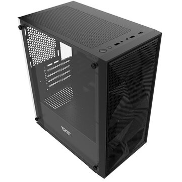 Carcasa Mesh pentru computer darkFlash M305, Mini Tower, ITX, M-ATX, Negru - imagine 2