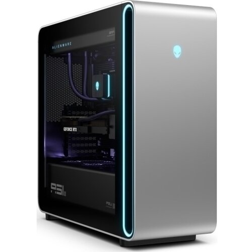 Sistem desktop Alienware Area-51 Intel Core Ultra 7 265K 32GB 1TB SSD RTX 5070 Windows 11 Pro Silver