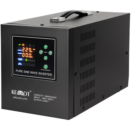 UPS CENTRALE SINUS PUR 2600VA/1800W 24V KEMOT