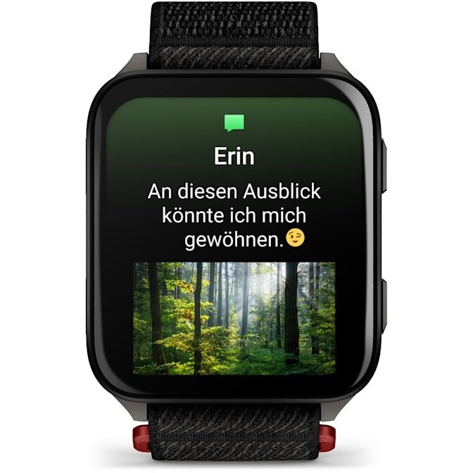 Smartwatch Venu X1 5.08Cm 2inch AMOLED Digital 448 x 486 Pixeli Touchscreen Wi-Fi GPS Negru