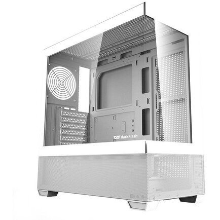 Carcasa pentru computer darkFlash DS900 Air, Middle Tower, ATX, ITX, M-ATX, Alb - imagine 2
