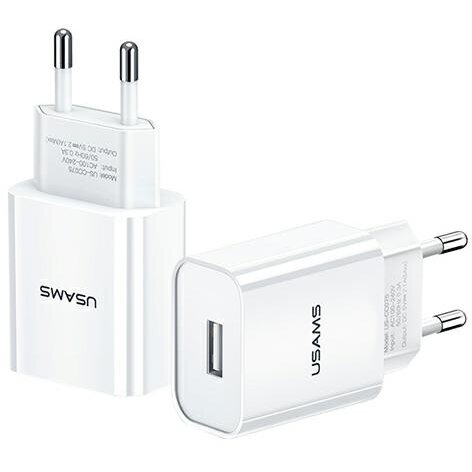 Incarcator T18, 2.1A, 1x USB-C, Fast Charging, Alb