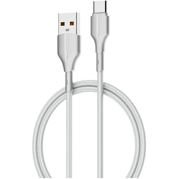 Cablu pentru incarcare si transfer de date Beline BLNCWC02, USB-A la USB-C, 25W, 2m, Alb - imagine 2