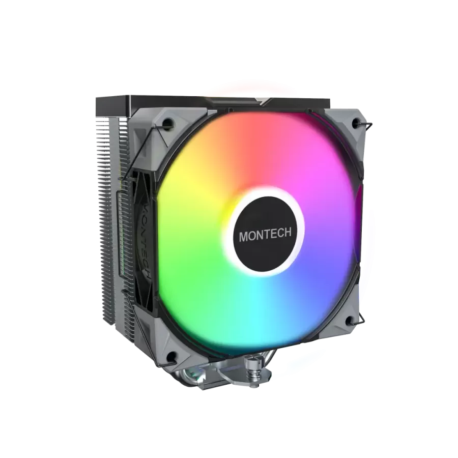 Cooler Procesor Montech NX400 ARGB Negru/Gri
