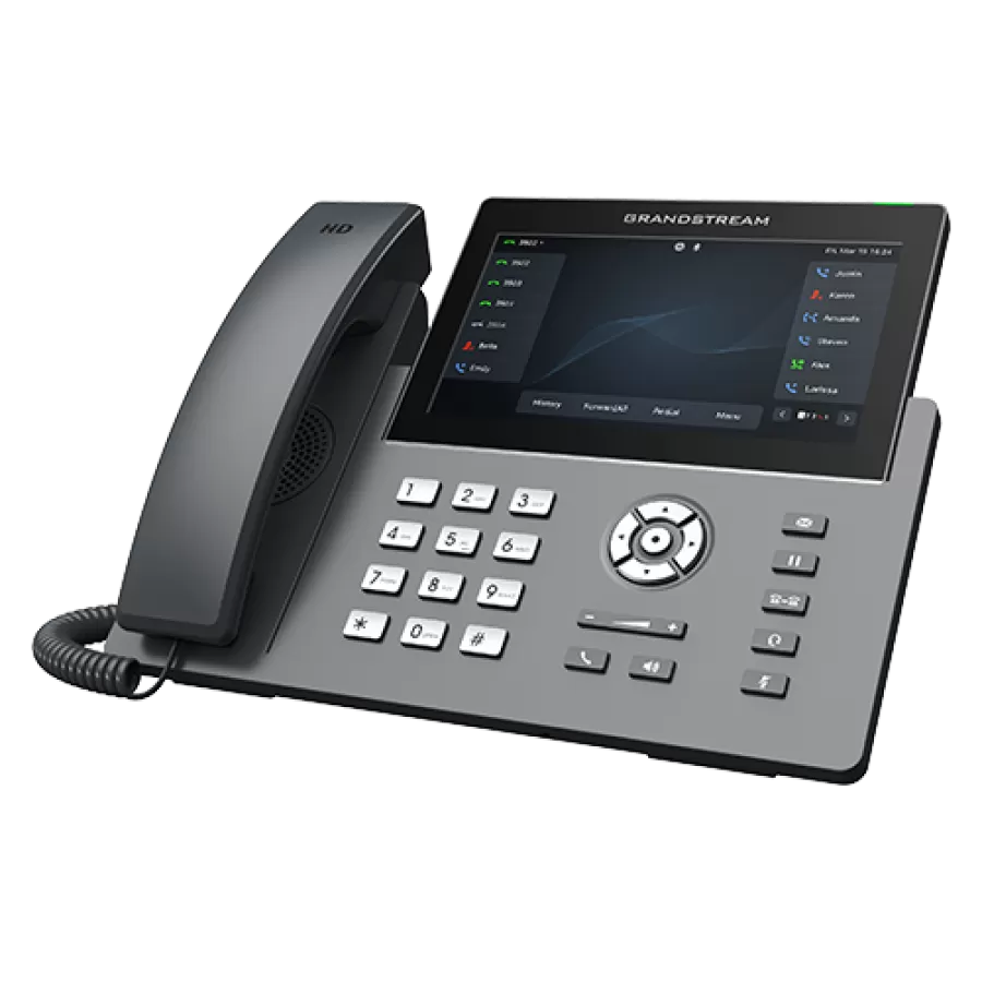Telefon IP Profesional Grandstream GRP2670 SIP 12 Linii Ecran TFT Tactil 7Inch Wi-Fi Gri — imaginea 2