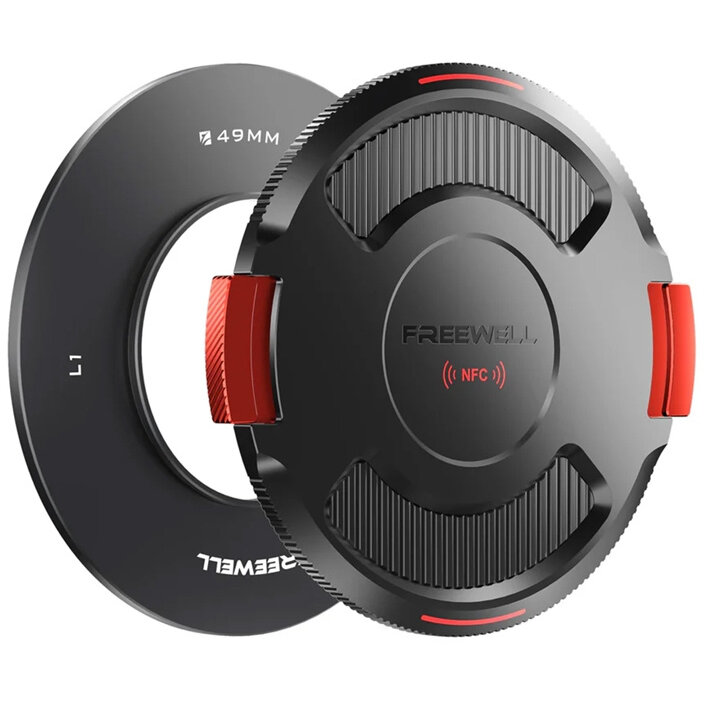 Accesoriu Camera Video Actiune compatibile cu Real Locking VND/CPL, 49mm, Negru