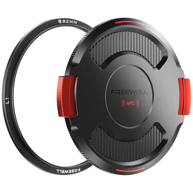 Accesoriu Camera Video Actiune compatibil cu Real Locking VND/CPL, 82mm, Negru