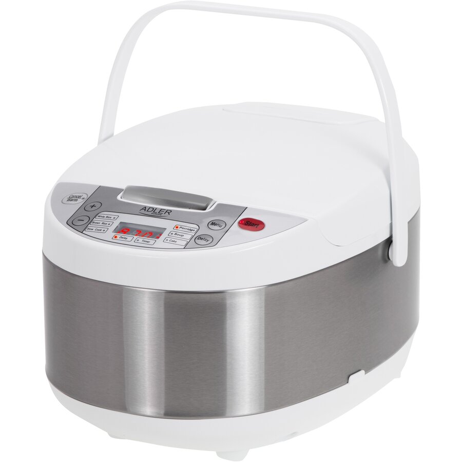 Multicooker AD 6420 Capacitate 3.25L 6 Functii de Gatit 700W Alb