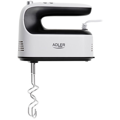 Mixer de Mână Adler AD 4229 9 Viteze Turbo 3 Tipuri de Atașamente 600W Alb/Negru — imaginea 3