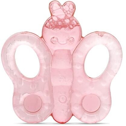 Jucarie Dentitie Butterfly Shell Pink