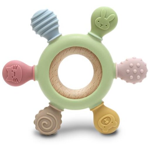 Jucarie Dentitie Rudder Fresh Green