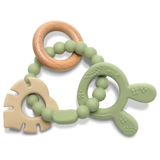 Jucarie Dentitie si Zornaitoare Rabbit Fresh Green