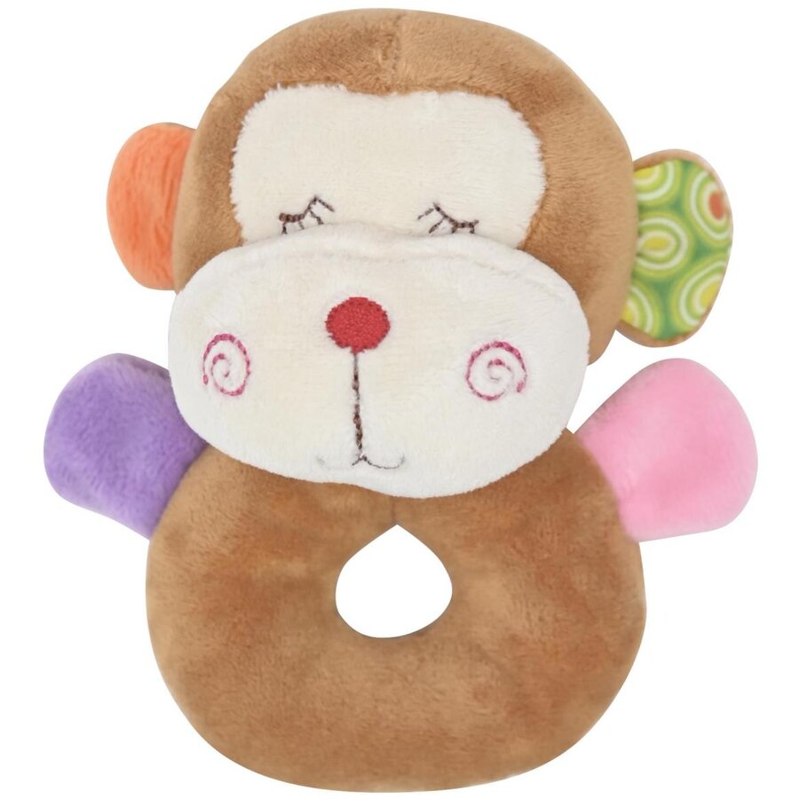 Jucarie de plus Lorelli Maimutica, 11 cm, zornaitor, 0 luni+ - imagine 2