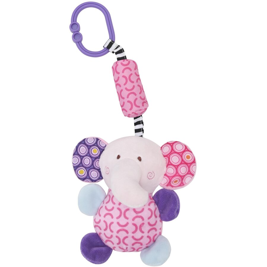 Jucarie de plus Lorelli Elefant, 24 cm, muzicala, 0 luni+ - imagine 2