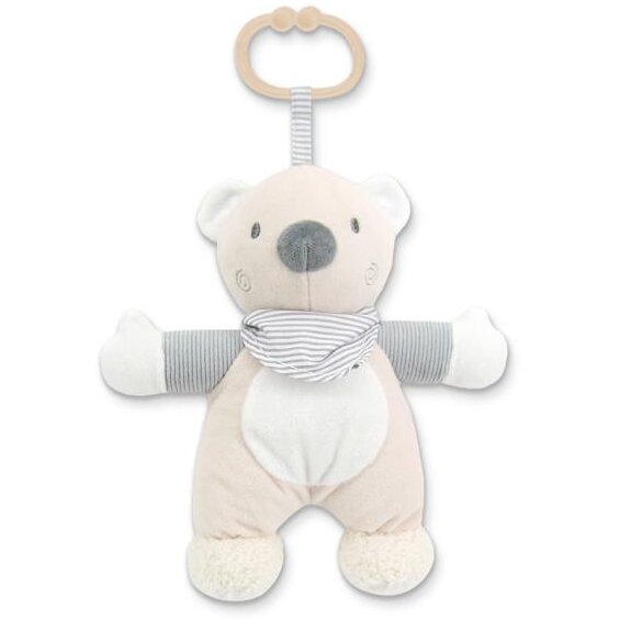 Jucarie de plus Lorelli inel Ursulet, 11 cm, zornaitoare, 0 luni+ - imagine 2