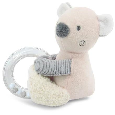 Jucarie de plus Lorelli Ursulet, 20 cm, cu forme geometrice zornaitoare, 0 luni+ - imagine 2