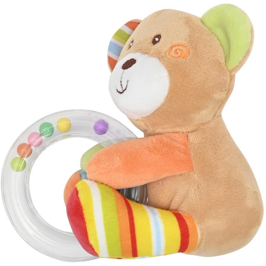 Jucarie de plus Lorelli Ursulet, 22 cm, zornaitor, 0 luni+ - imagine 2