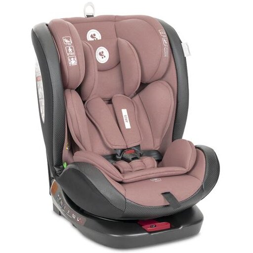 Scaun Auto Copii Ares i-Size Isofix Anti Rebound Bar Rotativ 40-150CM 0 Luni - 12 Ani Maxim 36KG Roz